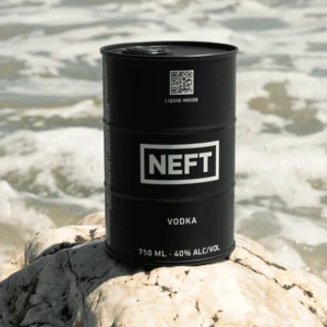 Neft Vodka 750ml (black) - 12 Barrels (1 Case) - Image 2